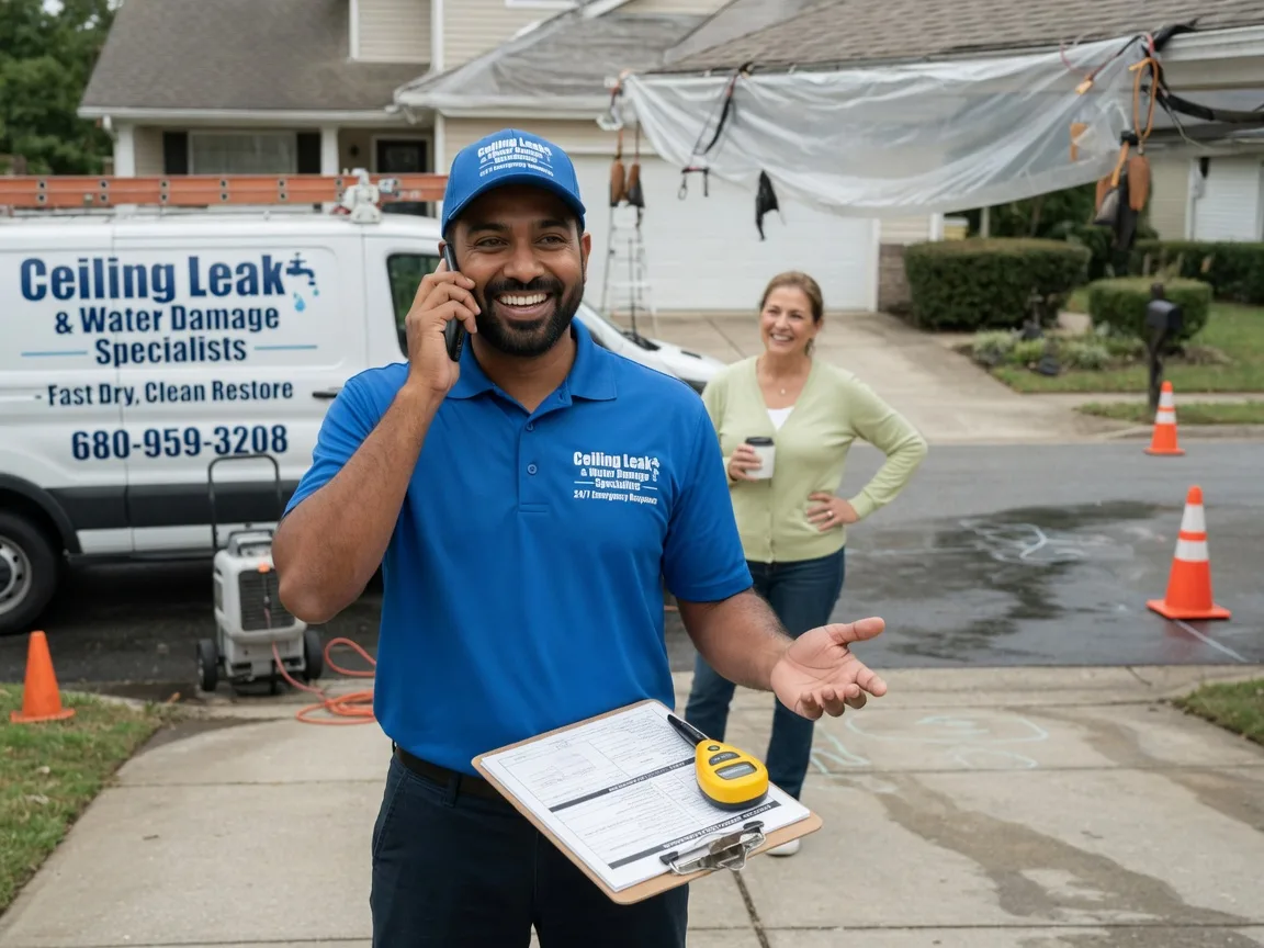 Ceiling Leak Cleanup Needham Heights, MA FAQs